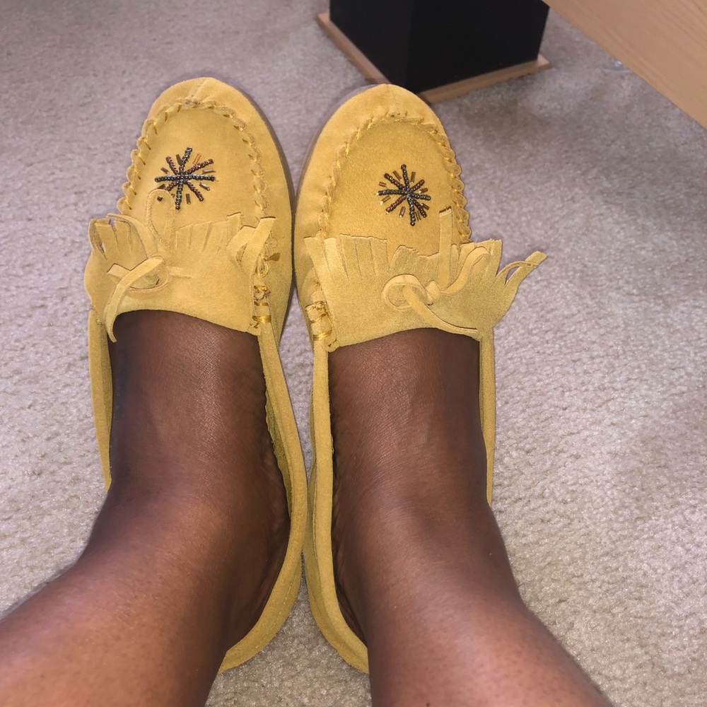 Yellow (mustard color) Flats